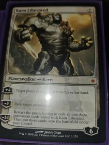 MTG Karn Liberated New Phyrexia 1/175 Regular Mythic - Picture 1 of 1