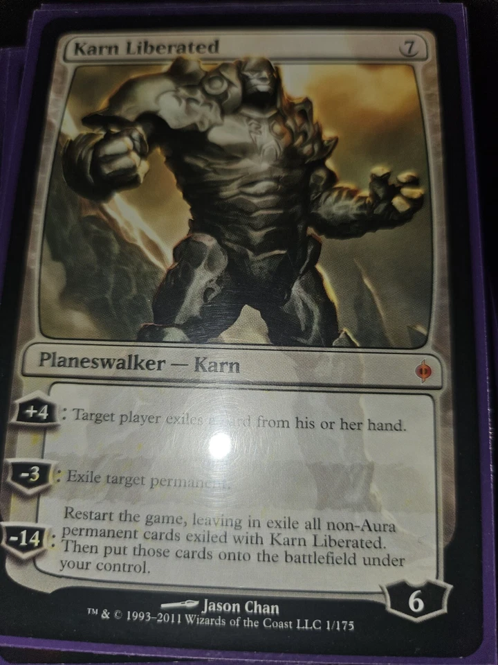 MTG Karn Liberated New Phyrexia 1/175 Regular Mythic - Image 1 of 1
