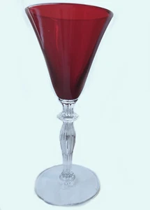 Morgantown Monroe Spanish Red Claret Wine Glass(es) Blown Excellent 865951 - Picture 1 of 2