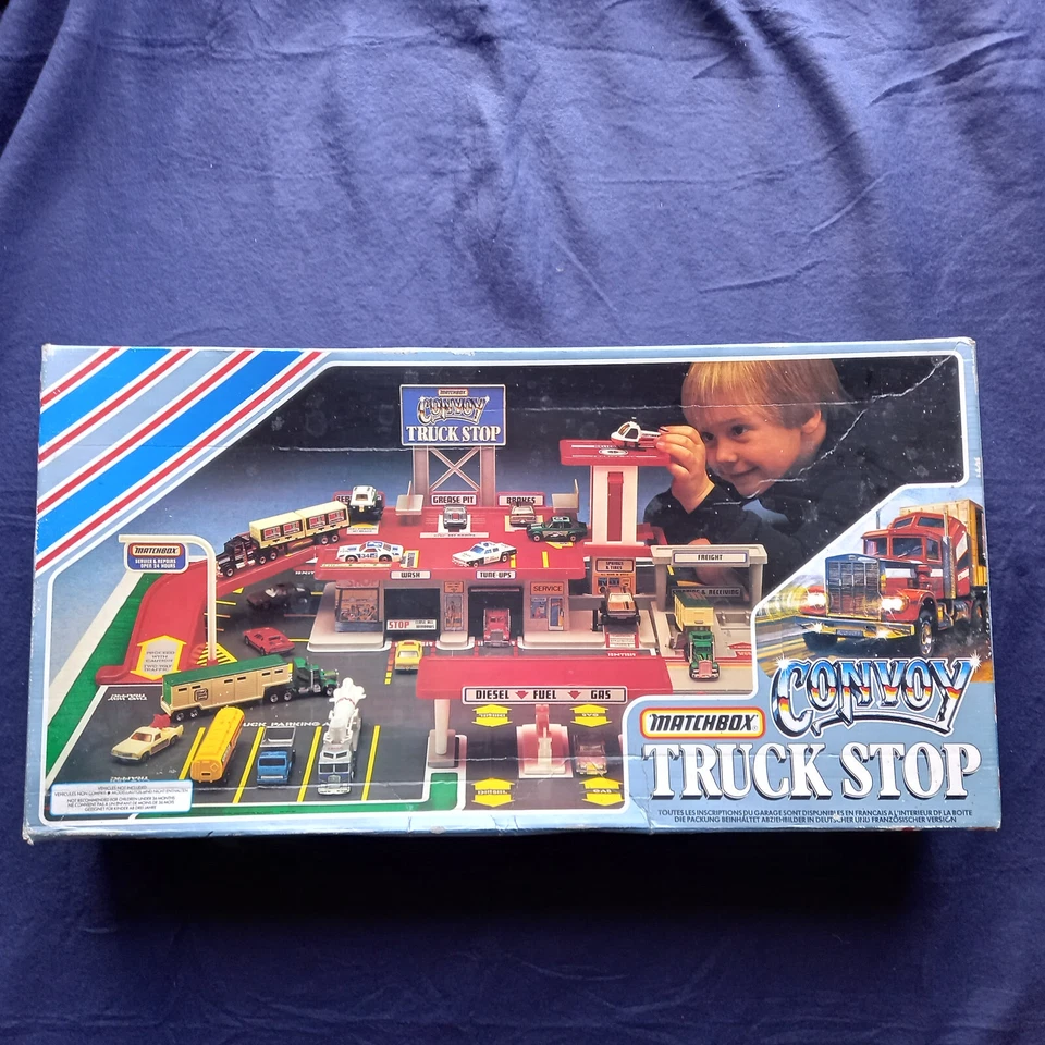 Matchbox Convoy Truck Stop empty box üres doboz 1983 - Image 1 of 4