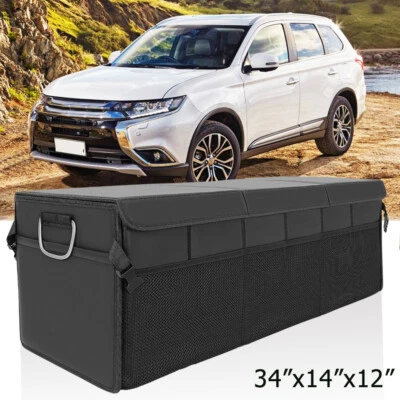 Caja de almacenamiento plegable organizadora de maletero trasero 4 en 1 para Mitsubishi Outlander 03-24 Foto 1 de 4