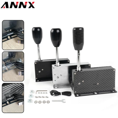 USB Sequential Shifter PC Gearshifter Handbrake For Logitech G25 G27 G29 - Image 1 of 4