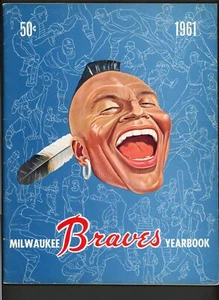 1961 Milwaukee Braves Baseball Yearbook EX *M447 - Bild 1 von 3
