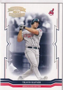 2005 DONRUSS THROWBACK THREADS TRAVIS HAFNER GOLD BASE PARALLEL /100 #104 - Bild 1 von 1