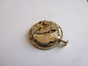 Original jeager lecture 818/2 manual movement with crown dial 24mm working good - Picture 1 of 8
