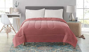 Mainstays Red 4 Piece Bed in a Bag Comforter Set with Sheets, Queen
