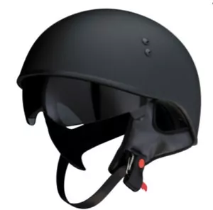 Z1R Vagrant Glat Black XL Helmet DOT approved removable liner drop visor - Picture 1 of 4