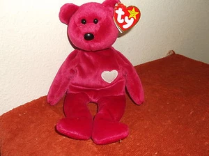 "TY" BEANIE BABIES..."VALENTINA" D.O.B.....FEBRUARY 14,1998....RETIRED.....#42 - Picture 1 of 4