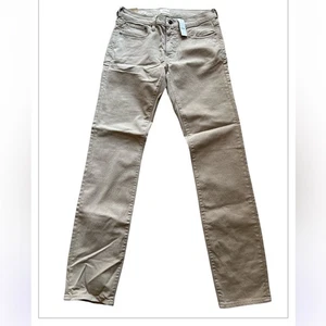 J.Crew 484 Slim Fit Garment Dye Stretch Hose Herren 30x34 Khaki Neu mit Etikett - Bild 1 von 5