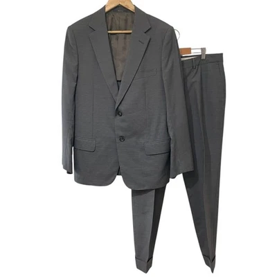 Dunhill Tailored Jacket and Slacks Pants Suit, Set, Size 52, Gray mens USED - Image 1 of 4