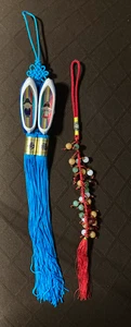 Chinesische Quaste Geflochten Knoten Feng Shui Glück Dekorative Hängende Charms 2 Stck. - Bild 1 von 5