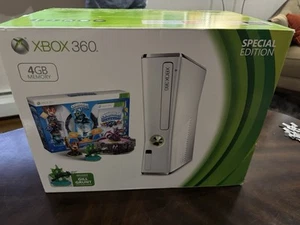 Microsoft Xbox 360 S Slim 4GB Special Edition White Console System NEW Sealed - Picture 1 of 10
