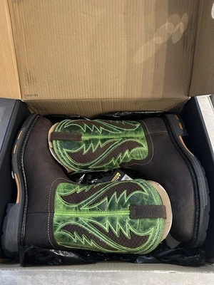 Bota de trabajo WorkHog punta cuadrada ancha VentTEK punta compuesta para hombre talla 10 M nueva Foto 1 de 4