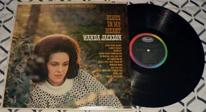 WANDA JACKSON Blues In My Heart 1965 Capitol ST-2306 1st Stereo Country Vinyl LP - Imagen 1 de 4