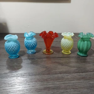 Vidrio de colección incluyendo Fenton Hobnail, vidrio opalescente, crema láctea - tú eliges - Imagen 1 de 69