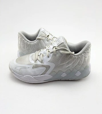 Zapatos de baloncesto juveniles Puma LaMelo Ball MB.01 blancos plateados 377368-04 talla 7 Foto 1 de 4