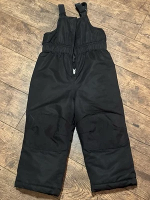 Mono con tirantes de nieve negro impermeable y aislante Wonder Nation unisex talla 4T nuevo sin etiquetas Foto 1 de 3