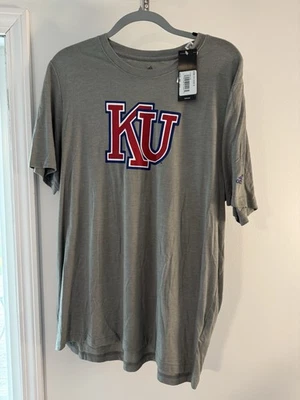Adidas Kansas Jayhawks T-Shirt Men’s L | NCAA Graphic Tee | New w/ Tags | $35 - Image 1 of 4