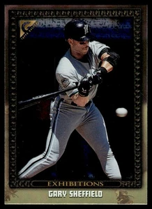 1998 Topps Gallery Exhibitions Gary Sheffield Florida Marlins #130 - Picture 1 of 2