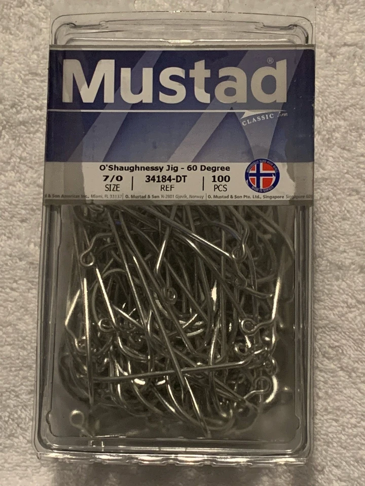 Mustad 3407ssd O'shaughnessy 2x Strong Hook 6/0