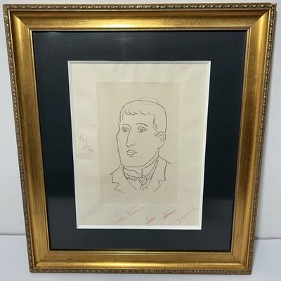 ESCASO Henri Matisse Apollinaire, Litografía, Impresoras Prueba? Edición limitada Foto 1 de 4