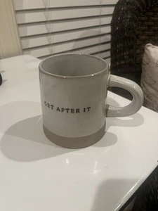 Hearth and Hand Magnolia mug " Get After It" stoneware Coffee Mug Joanna Gaines - Picture 1 of 7