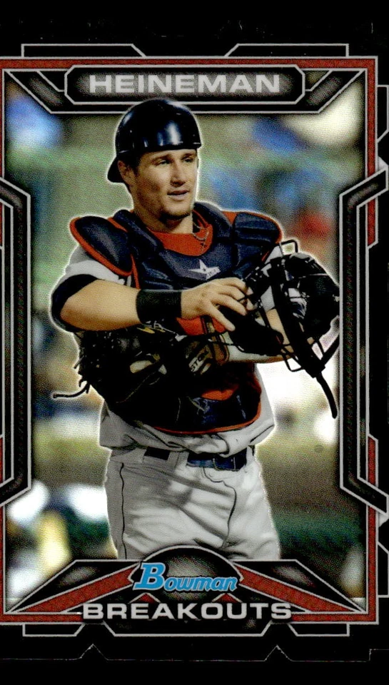 2013 BOWMAN DRAFT TYLER HEINEMAN BSB-TH BOWMAN SCOUT BREAKOUTS HOUSTON ASTROS - Image 1 of 2