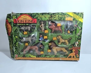 Disney Lion King Deluxe Action Figure Gift Set - 9 Figures - 1994 - Mattel - Picture 1 of 3