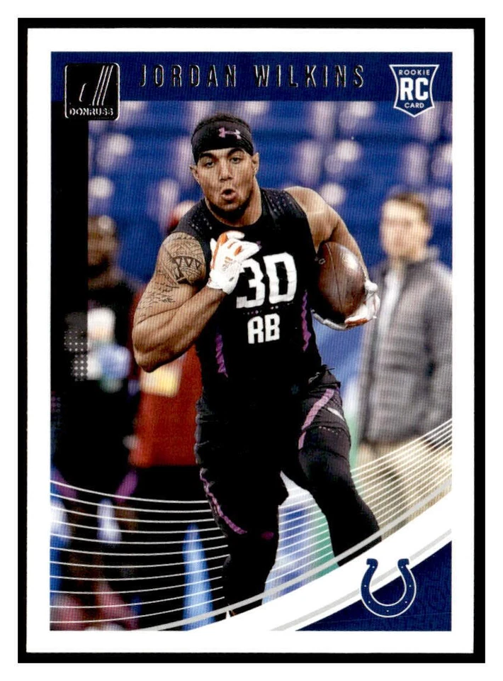 2018 Donruss #381 Jordan Wilkins RC  - Image 1 of 1