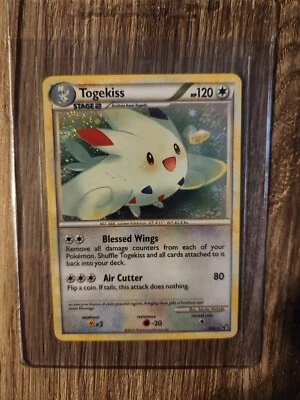 Pokémon TCG Togekiss HS-Undaunted 9/90 Holo Rare - Image 1 of 2