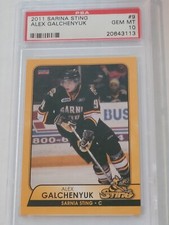 2011 Choice Mfg. Inc. Sarnia Sting Card # 09 Alex Galchenyuk PSA10