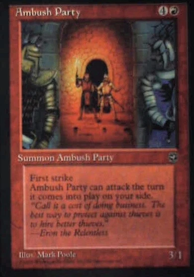 Ambush Party - Homelands: #63a, Magic: The Gathering Nm R115 - Image 1 of 1