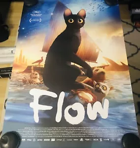FLOW Original DS Double Sided 27x40 Movie Poster AWARD WINNING ANIMATED FILM - Picture 1 of 1