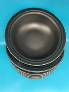 Pfaltzgraff Midnight Sun Matte Black 6 1/4" Salad Dessert Bowl (6 Available) - Picture 1 of 4