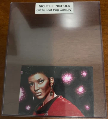 2014 Leaf Pop Century Gary Kezele Original Art Nichelle Nichols Star Trek COA - Image 1 of 3