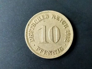 Allemagne monnaie 10 pfennig 1912 D (Munich) - Imagen 1 de 2