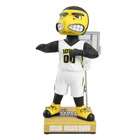 Herky The Hawk Iowa Hawkeyes March Madness Bobblehead NCAA Cover