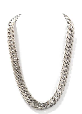 XXL Herren Edelstahlkette Halskette Panzerkette Biker Motorrad  Gliederkettematt - Bild 1 von 2