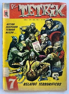 DR TETRIK N° 1 HORROR CREEPY Nº 1 ARGENTINA EDITORIAL MAZZONE 1970 - Picture 1 of 12