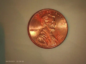 1999-P Lincoln Memorial penny cent, VDB error, VVD, in superb condition - Picture 1 of 8