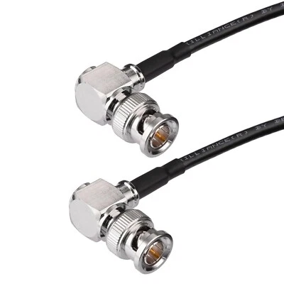 3G/6G/12G SDI Cable 3ft BNC Cable Right Angle for Broadcast Cameras SDI 4K - Image 1 of 4