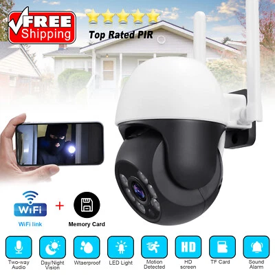 360°HD WLAN WIFI IP NETZWERK CAMERA Outdoor AUßEN ÜBERWACHUNGSKAMERA Wasserdicht - Bild 1 von 4