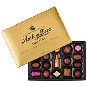 Anthon Berg Luxury Gold Box milk dark & white chocolates pralines 200g - Picture 1 of 1