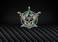Skull a28 Born To Ride Sticker Harley Davidson Style Helmet Decal Motorcycle