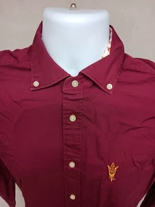 Camicia manica lunga Thomas Dean uomo media marrone collegiale ASU Sun Devils - Foto 1 di 14