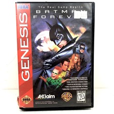 Batman Forever (Sega Genesis, 1995) No Manual ~ Tested and Working ~