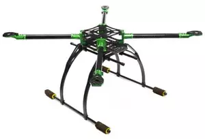 Marco de actualización cuadricóptero de aleación mecanizada personalizada + fibra de carbono tamaño 550 plegable - Imagen 1 de 6
