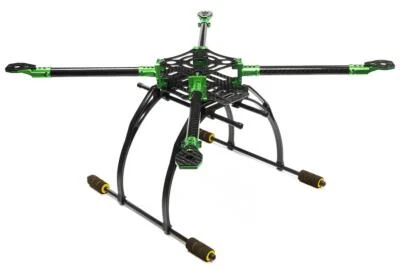 Custom Machined Alloy+Carbon Fiber Quadcopter Upgrade Frame 550 Size Foldable - Image 1 of 4