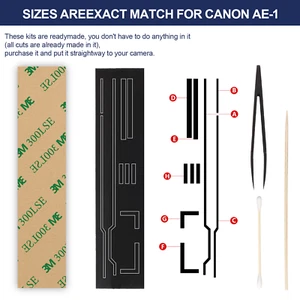 Pre-Cut Light Seal Foam Sponge Kits For Canon AE-1/AE-1 Program Film Camera US - Picture 1 of 13