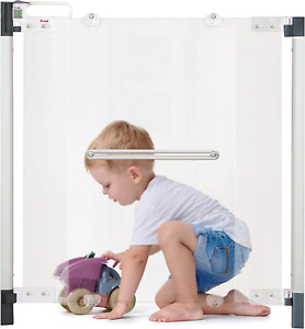Fred Safety Screw Fit Acrylic Clear-View Baby Safety Gate to Fit Openings 75cm